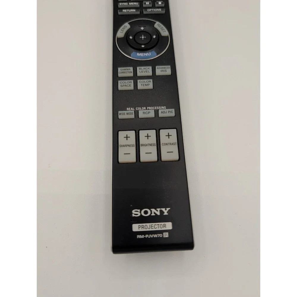 Sony RM-PJVW70 Projector Remote Control Black Silver Genuine OEM